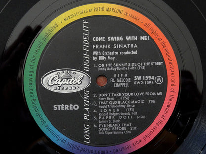 Frank Sinatra : Come Swing With Me! (LP, Album, Cap)