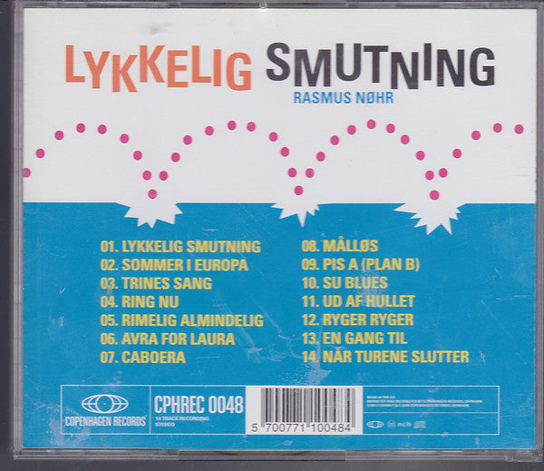 Rasmus Nøhr : Lykkelig Smutning (CD, Album)