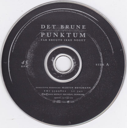 Det Brune Punktum : Far Brugte Ikke Noget (CD, Album)