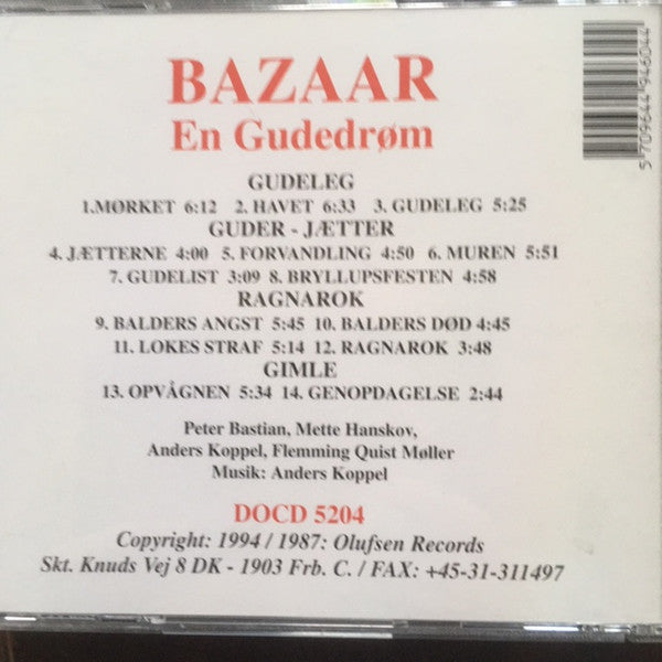 Bazaar (6), Anders Koppel : En Gudedrøm (CD, Album, RE)