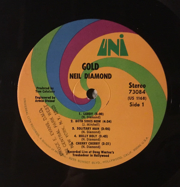 Neil Diamond : Gold (LP, Album)