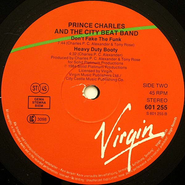 Prince Charles And The City Beat Band : More Money (Extended Version) (12")