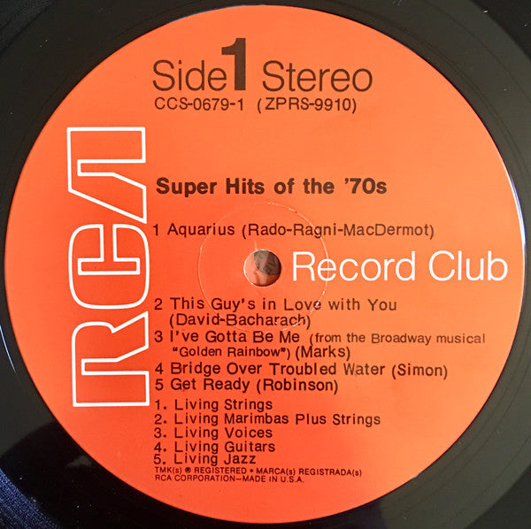 Various : Super Hits Of The '70s (3x12", Comp, Club, Cha)