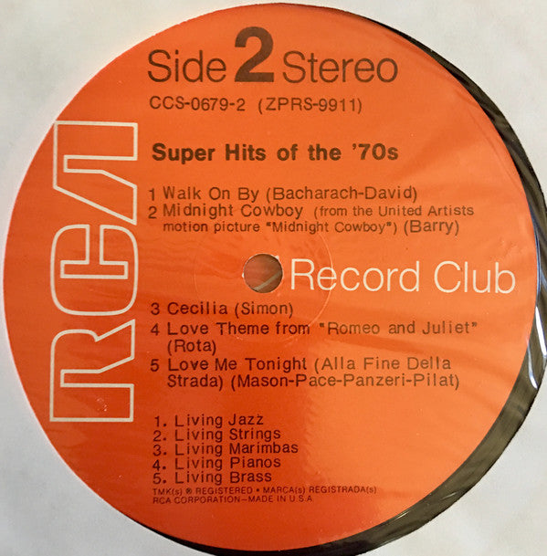 Various : Super Hits Of The '70s (3x12", Comp, Club, Cha)