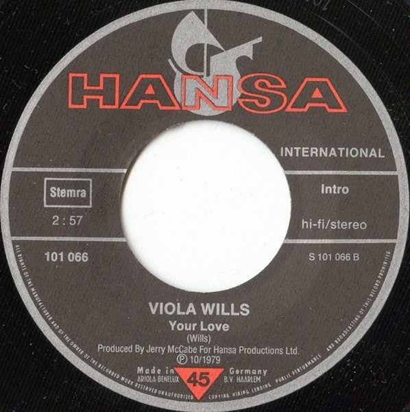 Viola Wills : Gonna Get Along Without You Now (7", Single)