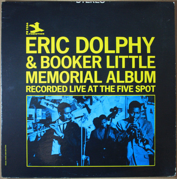 Eric Dolphy & Booker Little : Memorial Album Recorded Live At The Five Spot (LP, Album, RE)