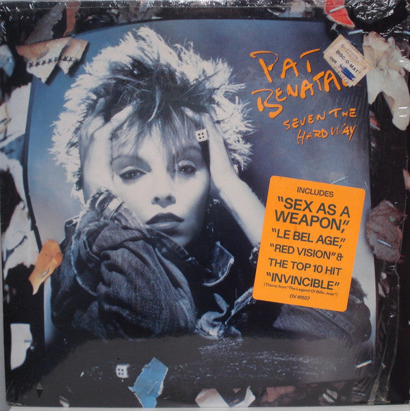 Pat Benatar : Seven The Hard Way (LP, Album, Pit)