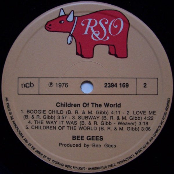 Bee Gees : Children Of The World (LP, Album)