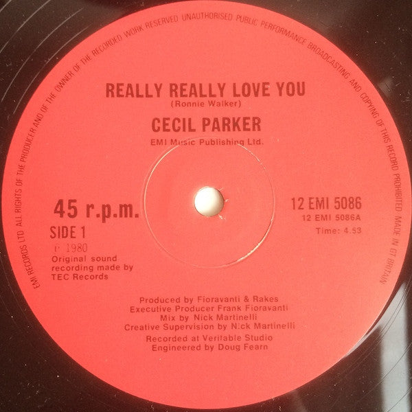 Cecil Parker : Really Really Love You (12")