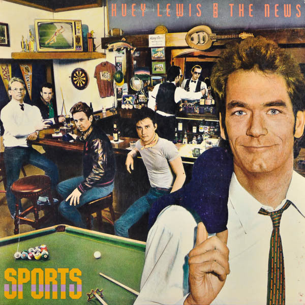 Huey Lewis & The News : Sports (LP, Album, Pit)