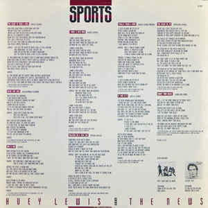 Huey Lewis & The News : Sports (LP, Album, Pit)