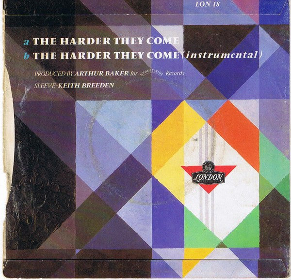 Rockers Revenge Featuring Donnie Calvin : The Harder They Come (7", Single)