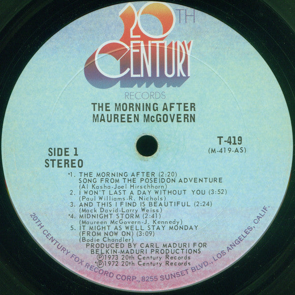 Maureen McGovern : The Morning After (LP, Album)