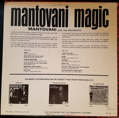 Mantovani And His Orchestra : Mantovani Magic (LP, Album)