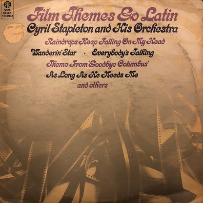 Cyril Stapleton And His Orchestra : Film Themes Go Latin (LP, Album, Lab)