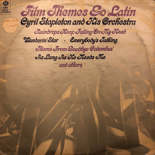 Cyril Stapleton And His Orchestra : Film Themes Go Latin (LP, Album, Lab)