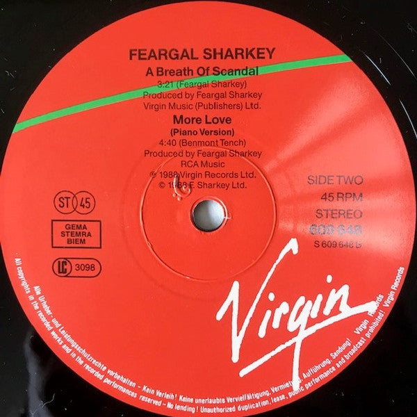 Feargal Sharkey : More Love (12")