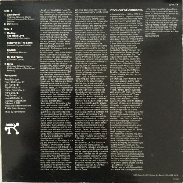 Various : The Exciting Battle J.A.T.P. Stockholm ’55 (LP, Album)