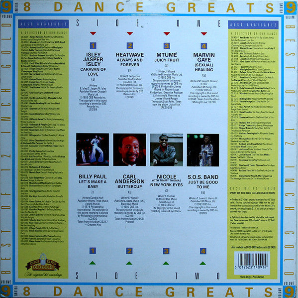 Various : Best Of 12 Inch Gold (Volume 9) (LP, Comp)