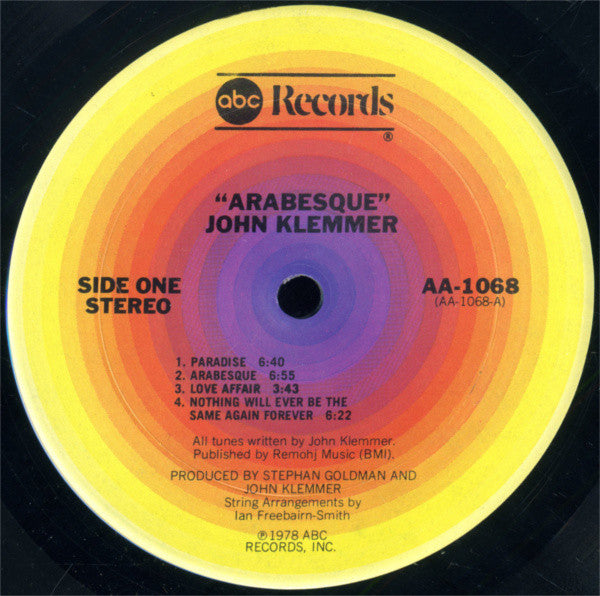 John Klemmer : Arabesque (LP, Album)