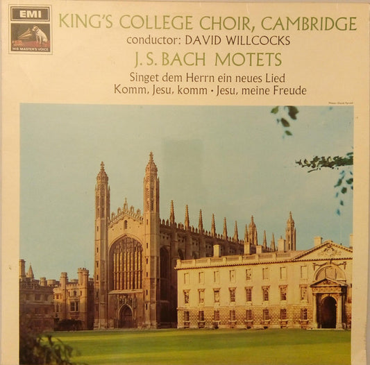 Johann Sebastian Bach, The King's College Choir Of Cambridge, David Willcocks : Motets (LP, RP)