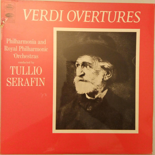 Tullio Serafin Conducting Philharmonia Orchestra & The Royal Philharmonic Orchestra : Verdi Overtures (LP)