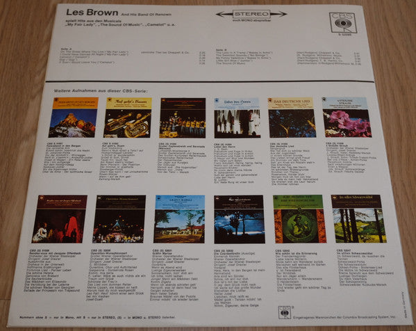 Les Brown And His Band Of Renown : Les Brown Spielt Hits Aus Den Musicals „My Fair Lady“, „The Sound Of Music“, „Camelot“ U.A. (LP, Album)