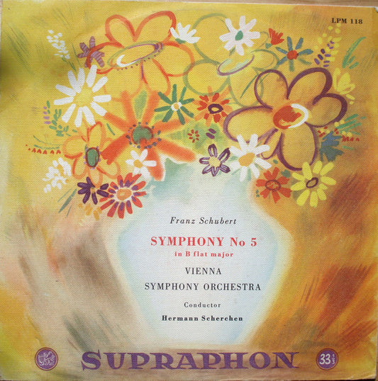 Franz Schubert, Wiener Symphoniker, Hermann Scherchen : Symphony No. 5 In B Flat Major  (10", Mono)