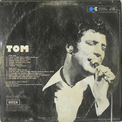 Tom Jones : Tom (LP, Album)