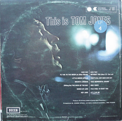 Tom Jones : This Is Tom Jones (LP, Album, RP, Dec)