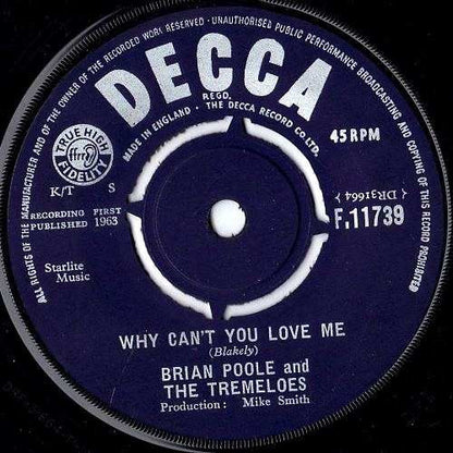 Brian Poole & The Tremeloes : Do You Love Me (7", Single, 4-P)