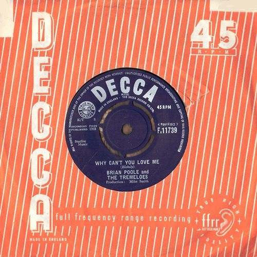 Brian Poole & The Tremeloes : Do You Love Me (7", Single, 4-P)