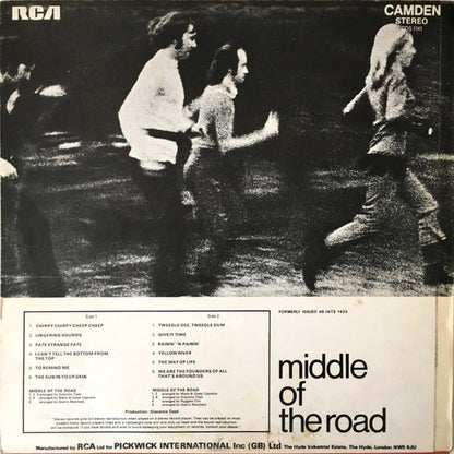 Middle Of The Road : Chirpy Chirpy Cheep Cheep Tweedle Dee, Tweedle Dum And Other Great Hits (LP, Comp, RE)