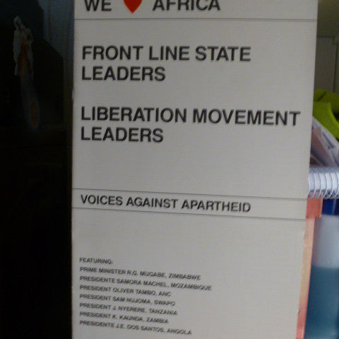 Various : We Love Africa - Voices Against Apartheid (2xLP, Comp)