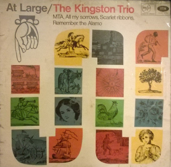 Kingston Trio : At Large (LP, Album, Mono, RE, Pur)