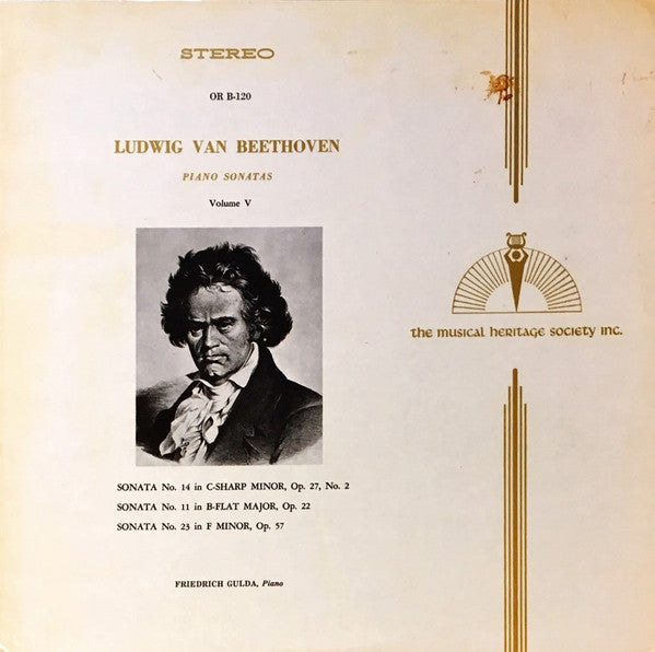 Ludwig van Beethoven, Friedrich Gulda : Piano Sonatas Volume V (LP, Album)