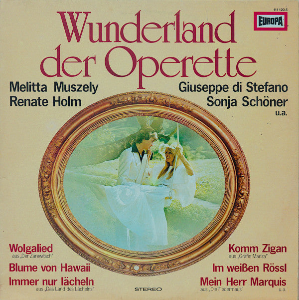 Various : Wunderland Der Operette (LP, Comp)