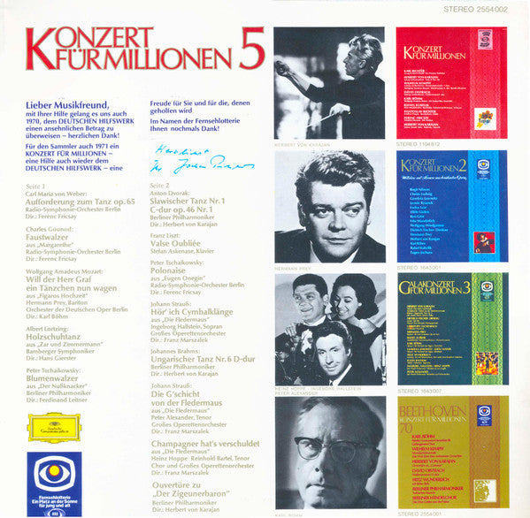 Various : Konzert Für Millionen 5 (LP, Comp)