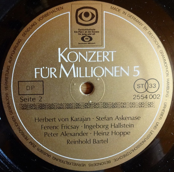 Various : Konzert Für Millionen 5 (LP, Comp)