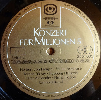 Various : Konzert Für Millionen 5 (LP, Comp)