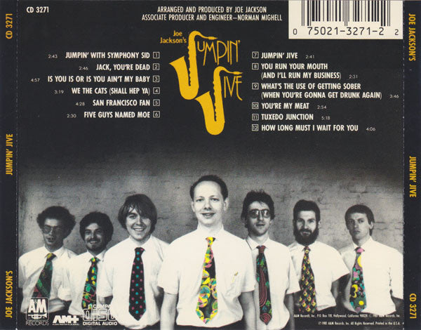 Joe Jackson's Jumpin' Jive : Jumpin' Jive (CD, Album, RE, RP)