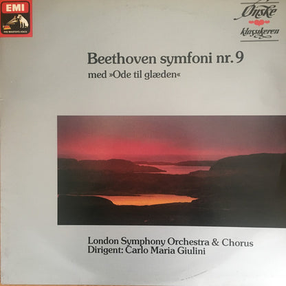 Ludwig van Beethoven, The London Symphony Orchestra & London Symphony Chorus, Carlo Maria Giulini : Symfoni Nr. 9 (LP, Album)