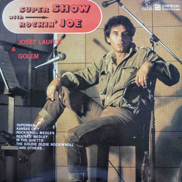 Josef Laufer & Golem (7) : Super Show With Rockin' Joe (LP, Album, RP)