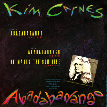 Kim Carnes : Abadabadango (12", Single)