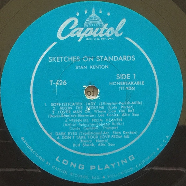 Stan Kenton : Sketches On Standards (LP, Scr)