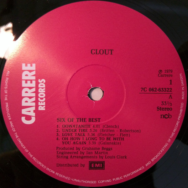 Clout : Six Of The Best (LP, Album, Gat)