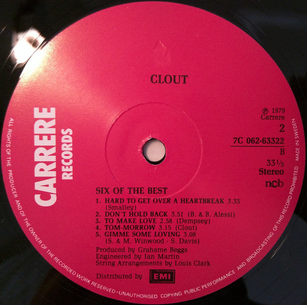 Clout : Six Of The Best (LP, Album, Gat)