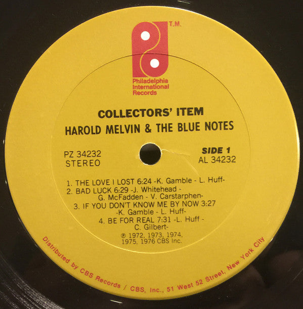 Harold Melvin And The Blue Notes : Collectors' Item (LP, Comp, Ter)