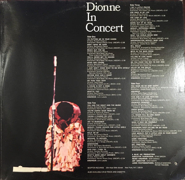 Dionne Warwick : A Decade Of Gold - The Dionne Warwicke Story (2xLP, Album, M/Print)