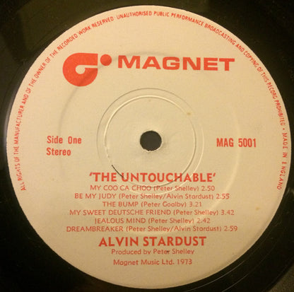 Alvin Stardust : The Untouchable (LP, Album)